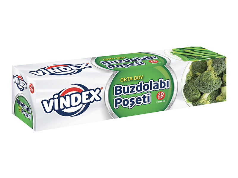 1 koli  x12 VindexBuzdolabı Poşeti 4 Al 3 Öde Küçük Boy