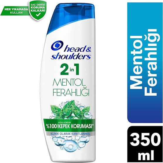 6 Adet Head&Shoulders 2/1 350 Ml.Mentol Ferahlığı