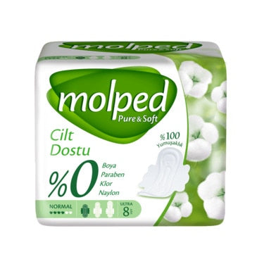 1 koli Molped Pure and Soft Normal Tekli 8 Adet x24