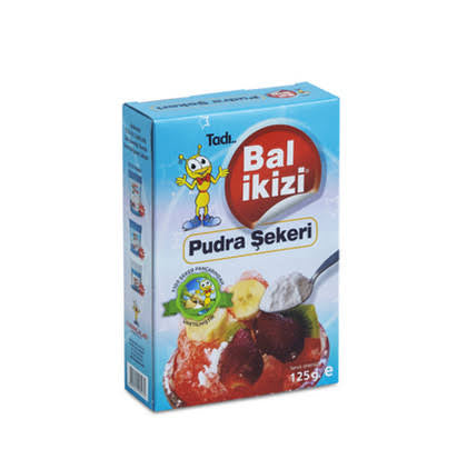 1 koli x12 adet balikizi Pudra Şekeri 125 Gr.