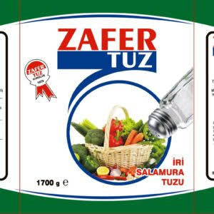 1 koli Zafer İri Tuz 1.700 gr x25