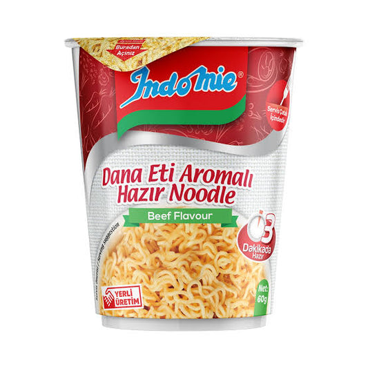 1 koli Indomie Dana Eti Çeşnili Noodle (Bardak) 60 G