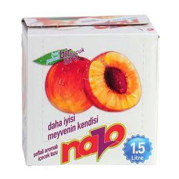 1 Paket Nazo Şeftali Aromalı Toz İçecek *24