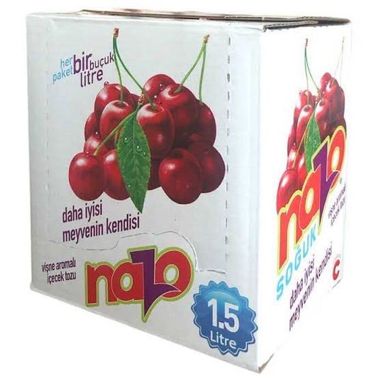 1 Paket Nazo Vişne Aromalı Toz İçecek *24