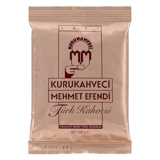 1 koli Mehmet Efendi Türk Kahvesi 100 gr 25 Adet