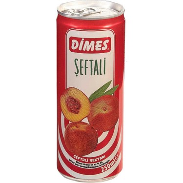 Dimes Şeftali Nektarı Meyve Suyu 250ML x12