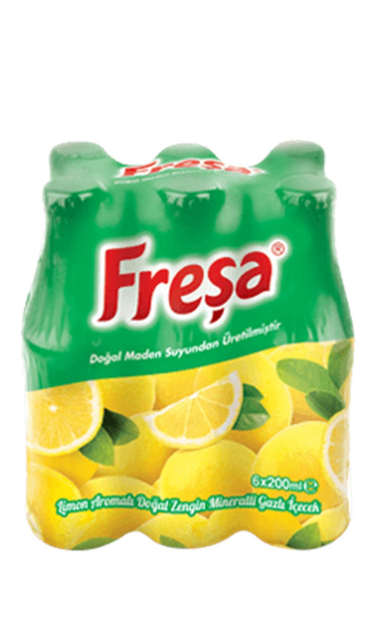 1 koli Freşa 250 ml 24'lü Limon Aromalı Maden Suyu soda