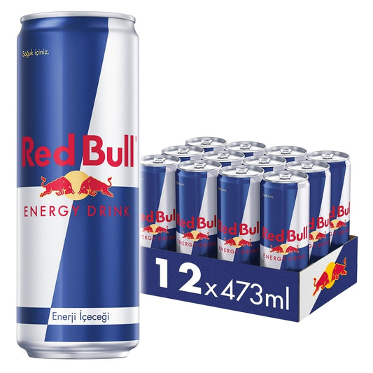1 koli RedBull 473 ml Enerji İçeceği X 12 li